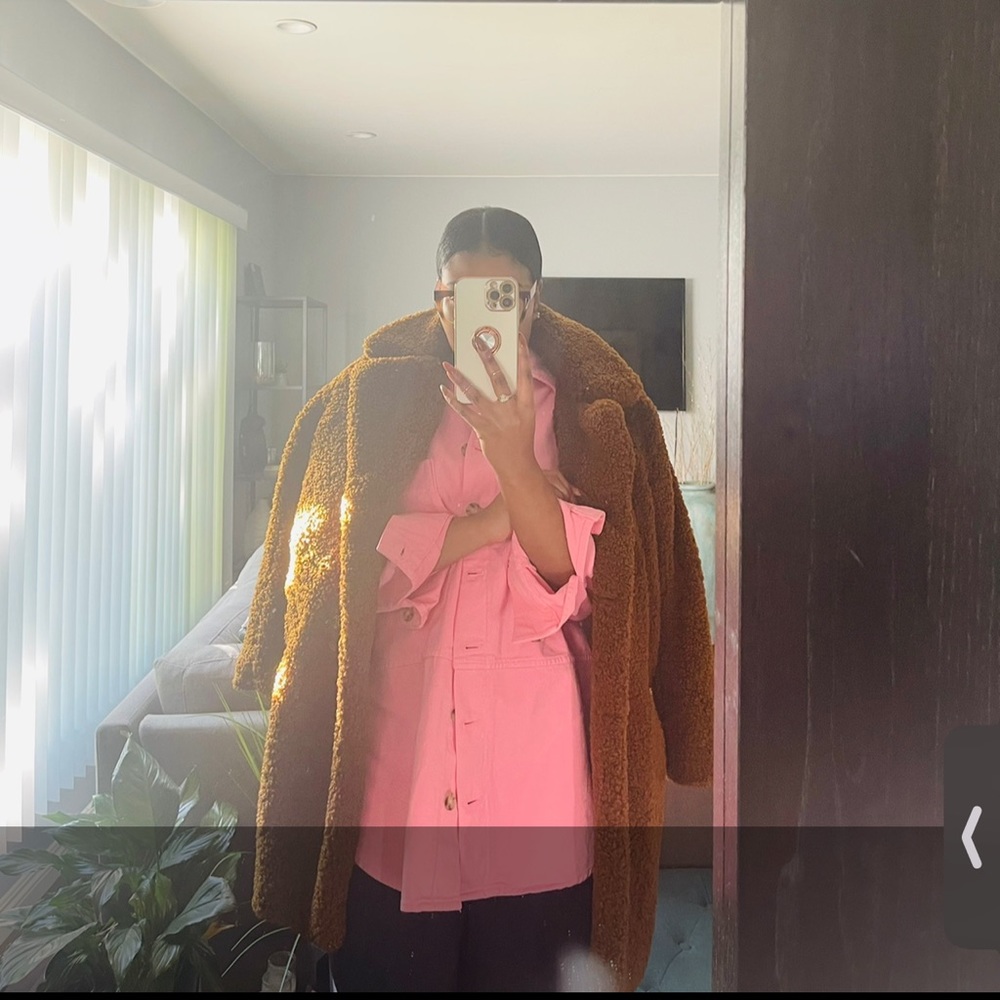 Chocolate Brown Teddy Coat- Brand new with tags.